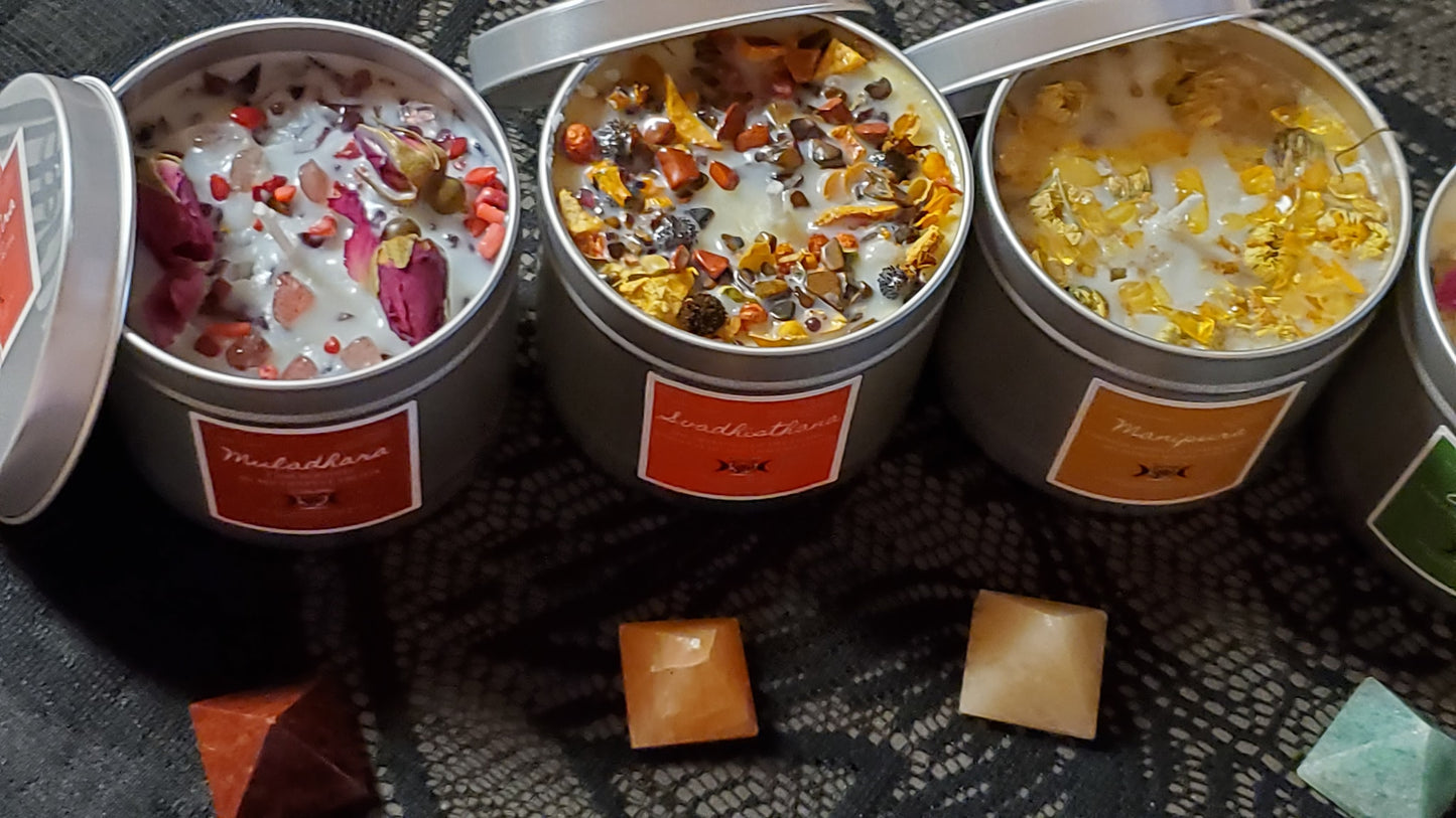 Chakra Candles Set (8oz)
