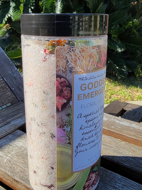 Goddess Emergence - Floral Bath Soak (16oz)