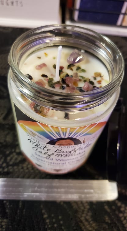 White Buffalo Calf Woman - Goddess Candle (12oz)
