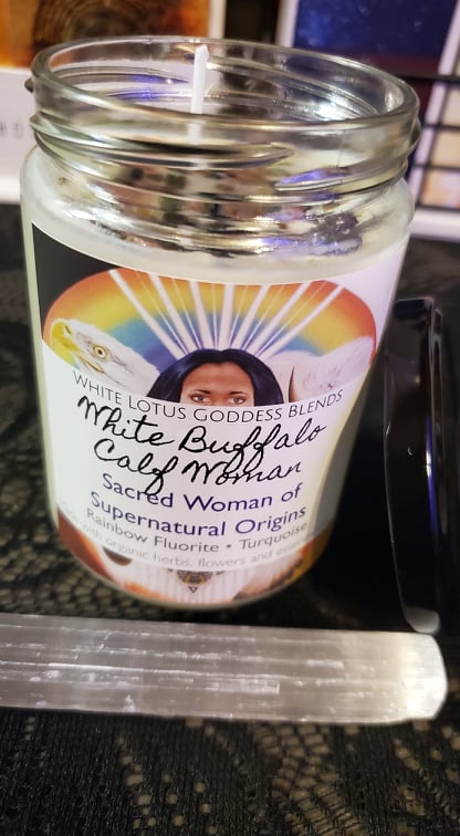 White Buffalo Calf Woman - Goddess Candle (12oz)