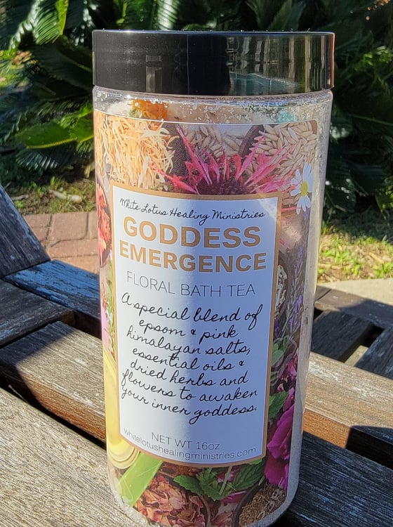 Goddess Emergence - Floral Bath Soak (16oz)
