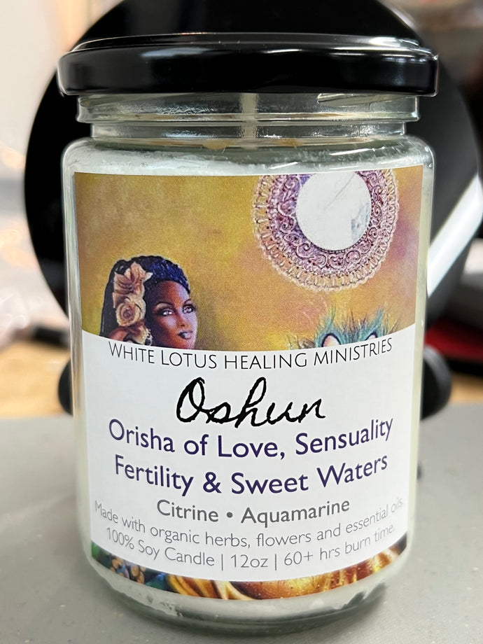 Oshun - Goddess Candle (12oz)